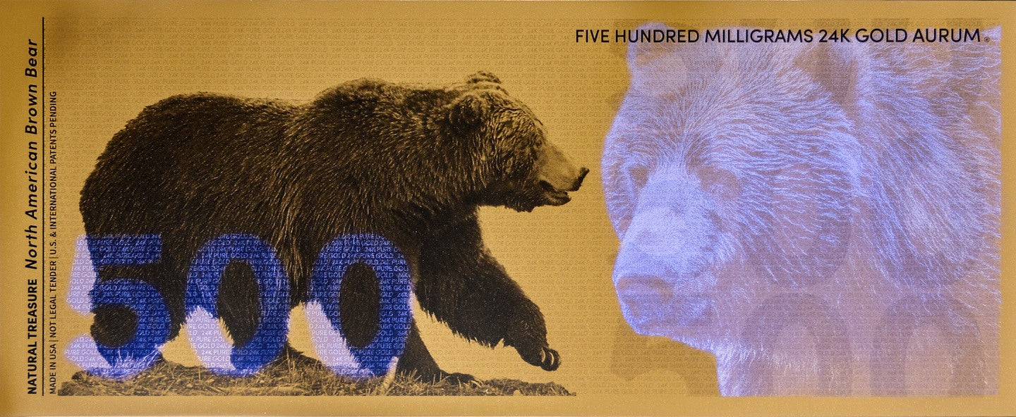 500mg Brown Bear Gold Aurum