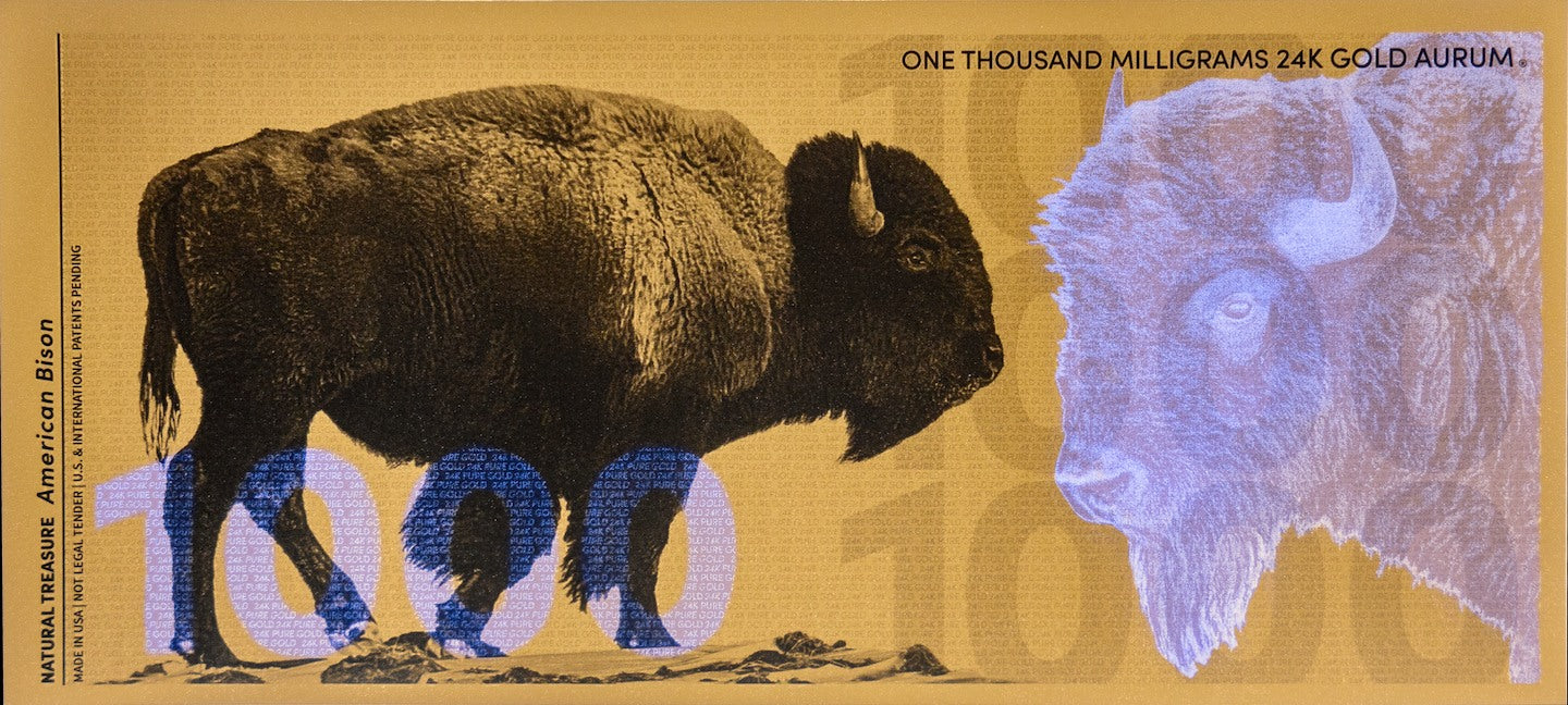 1000mg American Bison Gold Aurum