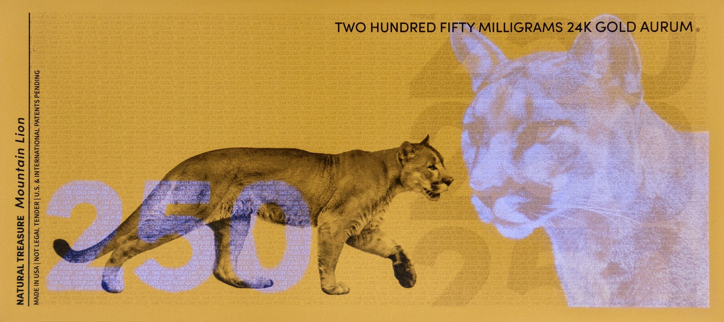 250mg Mountain Lion Gold Aurum