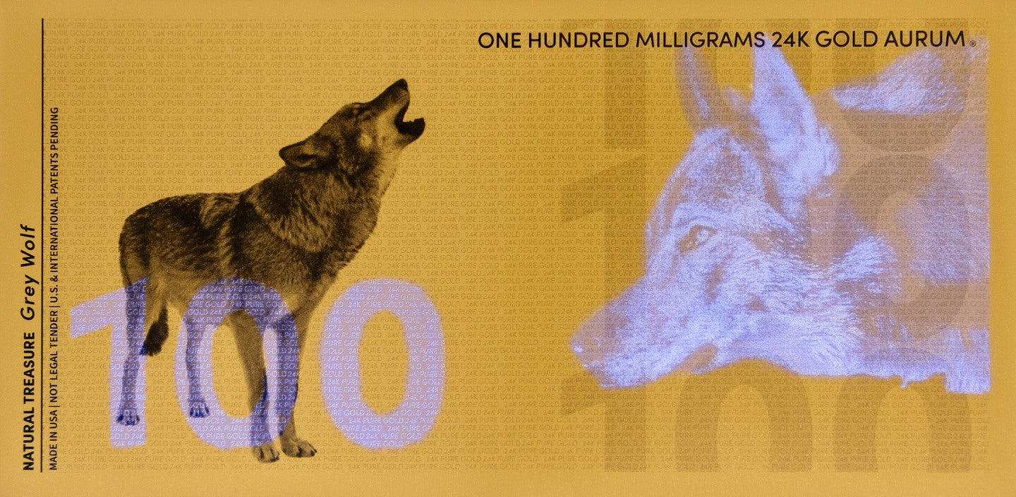 100mg Gray Wolf Gold Aurum