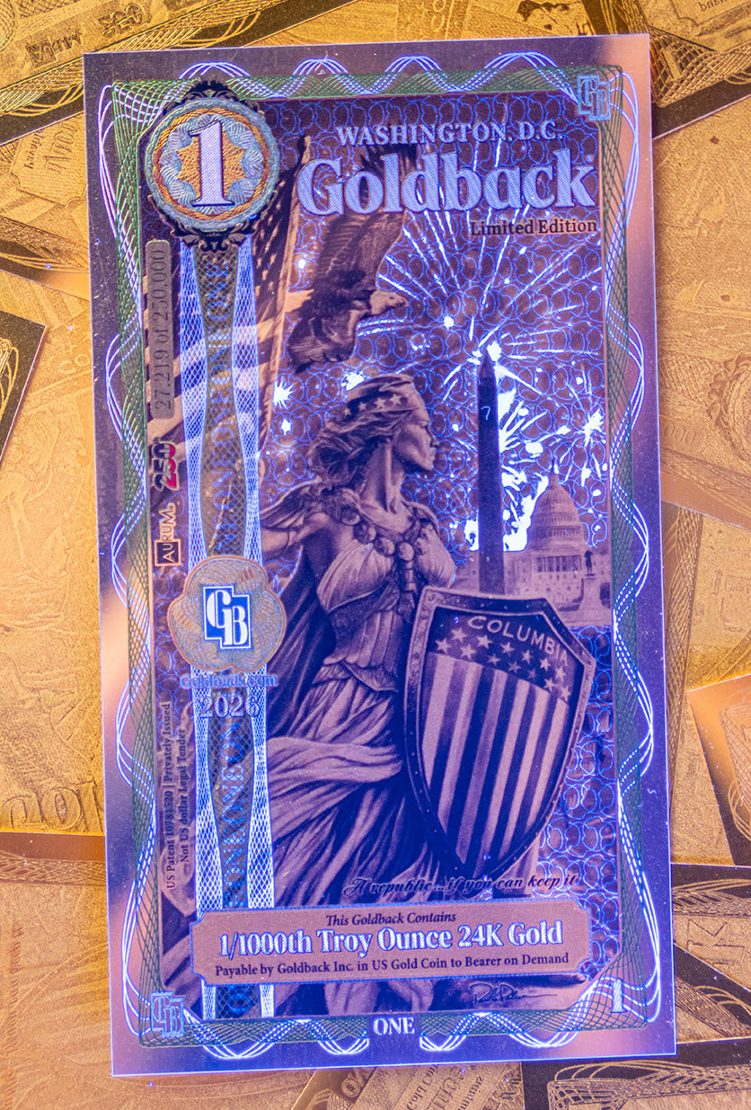 Washington DC Goldback