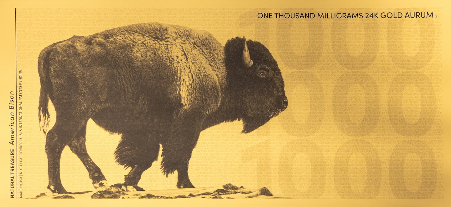 1000mg American Bison Gold Aurum