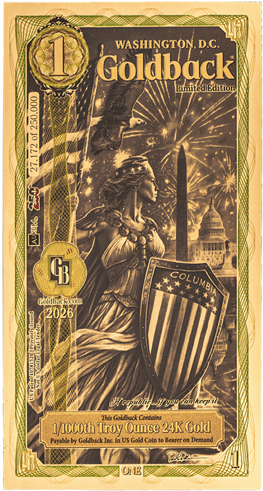 Washington DC Goldback